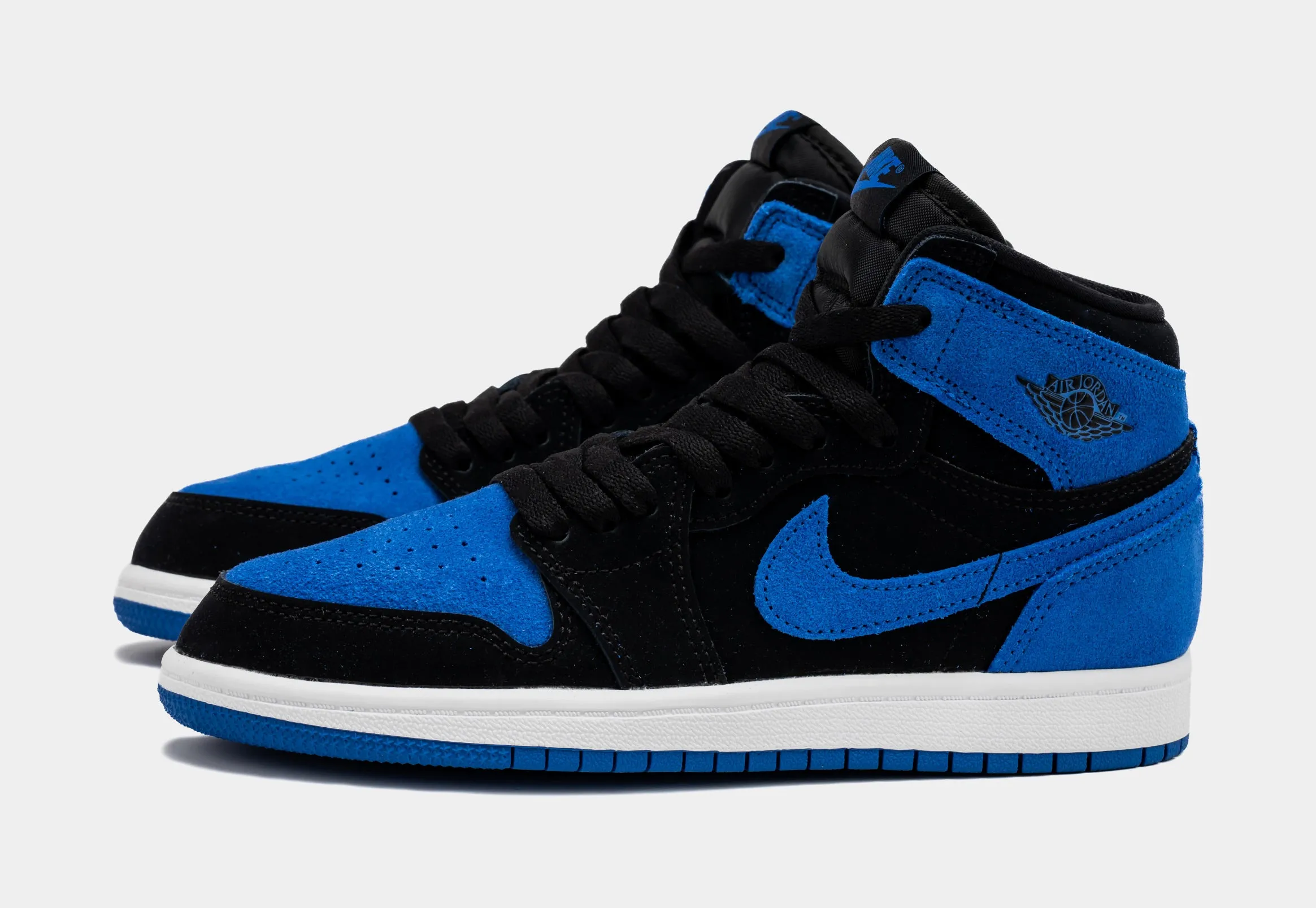 Air Jordan 1 Retro High OG Royal Reimagined Preschool Lifestyle Shoes (Black/White/Royal Blue/Royal Blue) Free Shipping