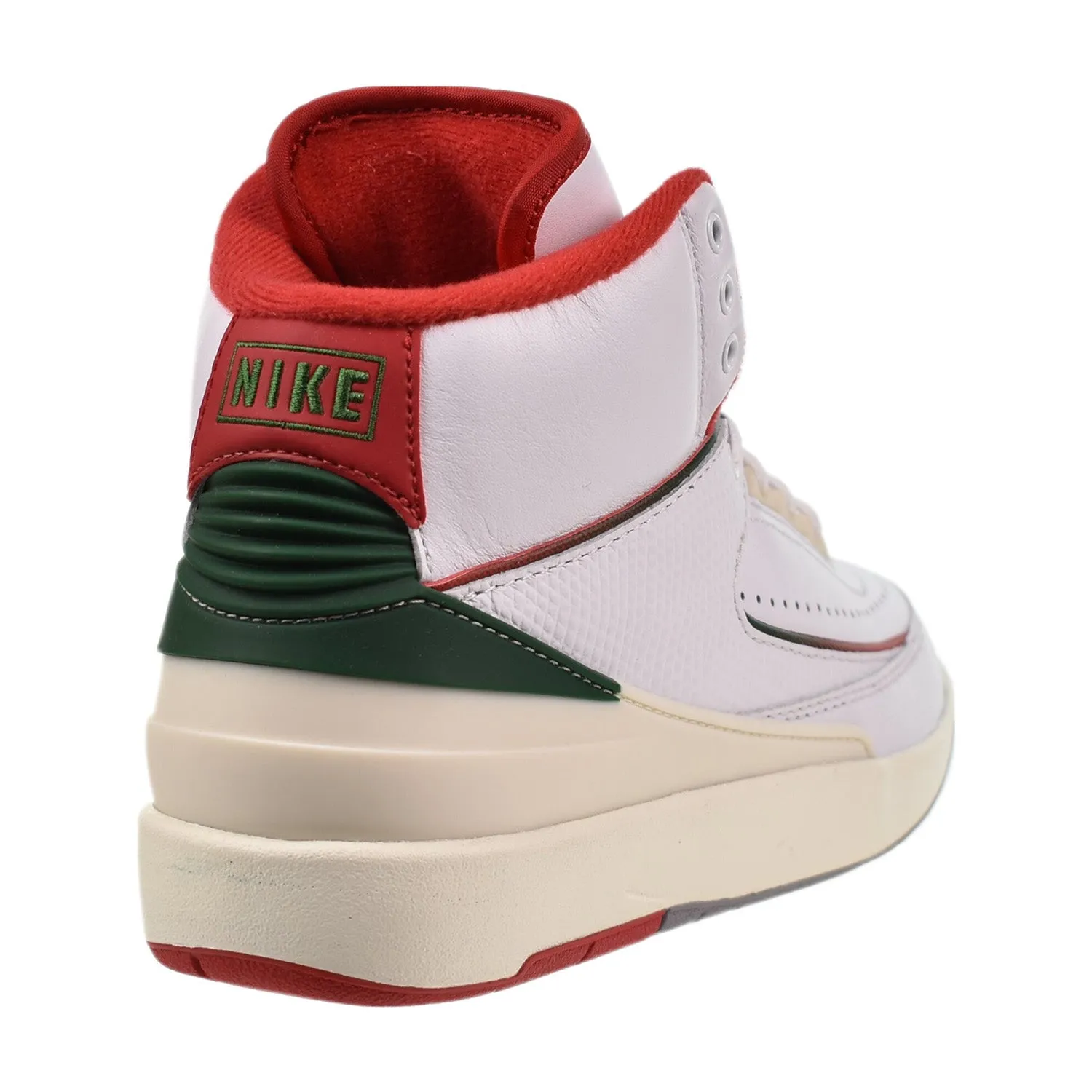 Air Jordan 2 Retro (GS) Big Kids' Shoes White-Fir-Sail