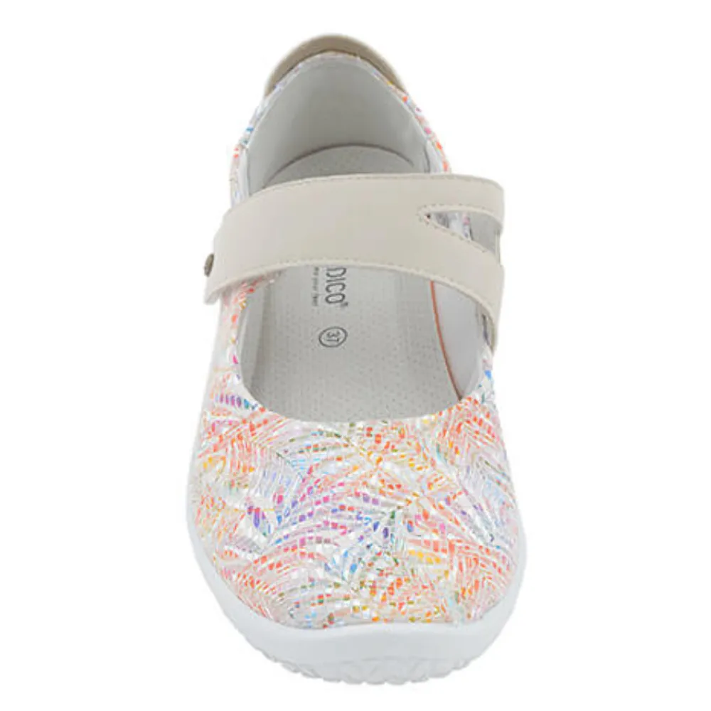 Arcopedico Cosmo White Kokoa Print Mary Jane (Women's)