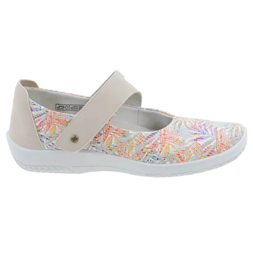 Arcopedico Cosmo White Kokoa Print Mary Jane (Women's)