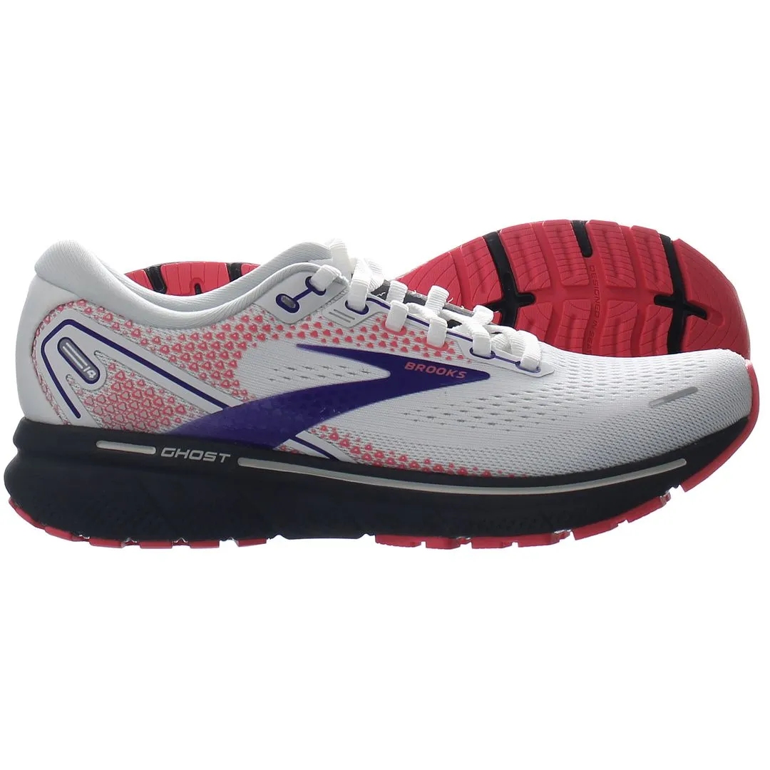 Brooks Ghost 14 Womens White Running Trainers