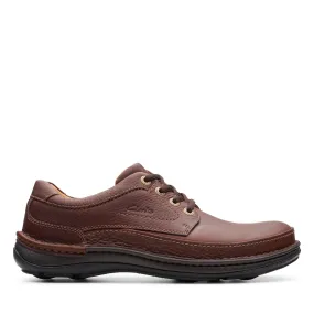 Clarks Nature Three Mahogany Leather