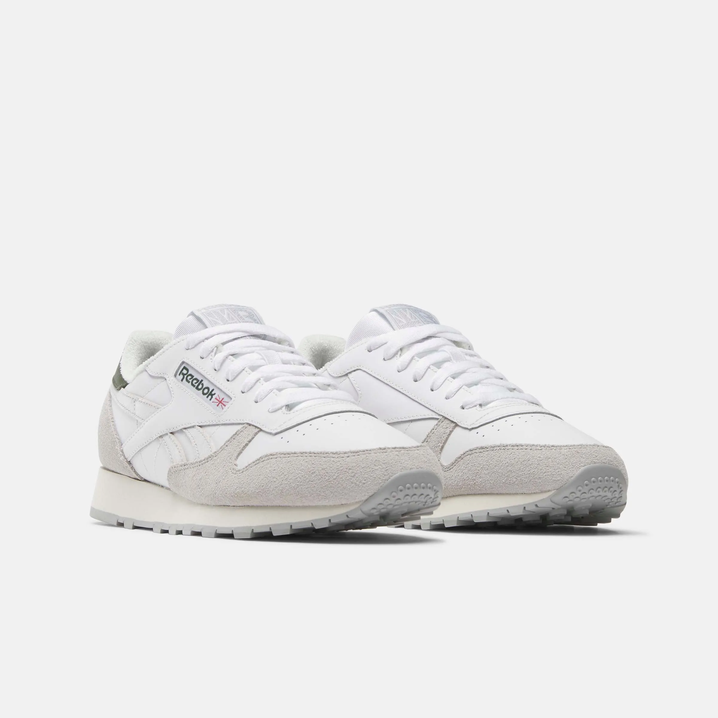 Classic Leather Shoes White/Steely Fog/Pure Grey 3