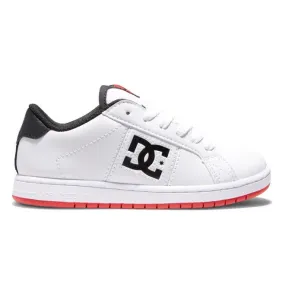 DC Kids Striker Shoes - White/Black/Red