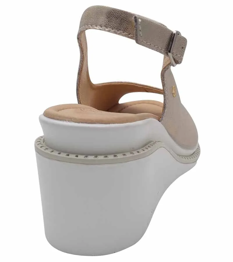 Kate Appleby Womens Gold Wedge Heel Summer Sandal - Pembroke