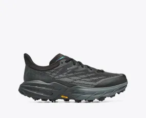 Men's Hoka One One Speedgoat 5 GTX Spike, Black/Black, 11 D Medium