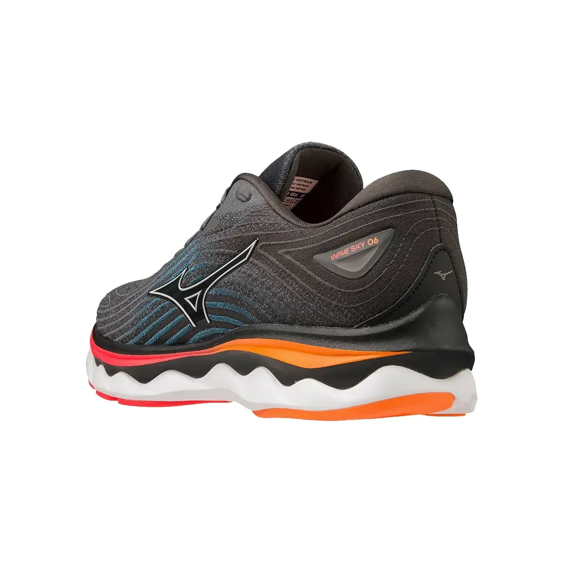 Mens Mizuno Wave Sky 6 (Wide) - Iron Gate / Nimbus Cloud / Soleil