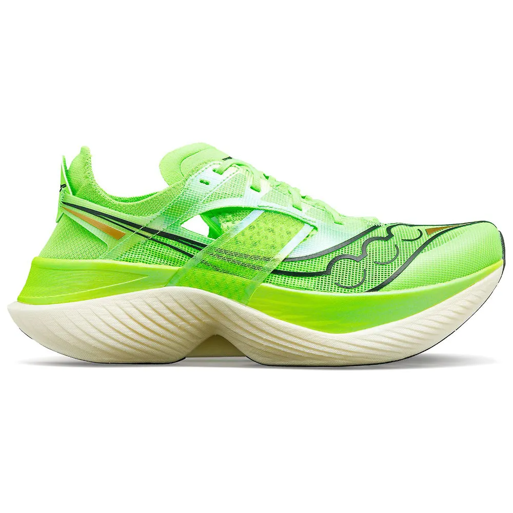 Men's Saucony Endorphin Elite, Slime, 9.5 D Medium