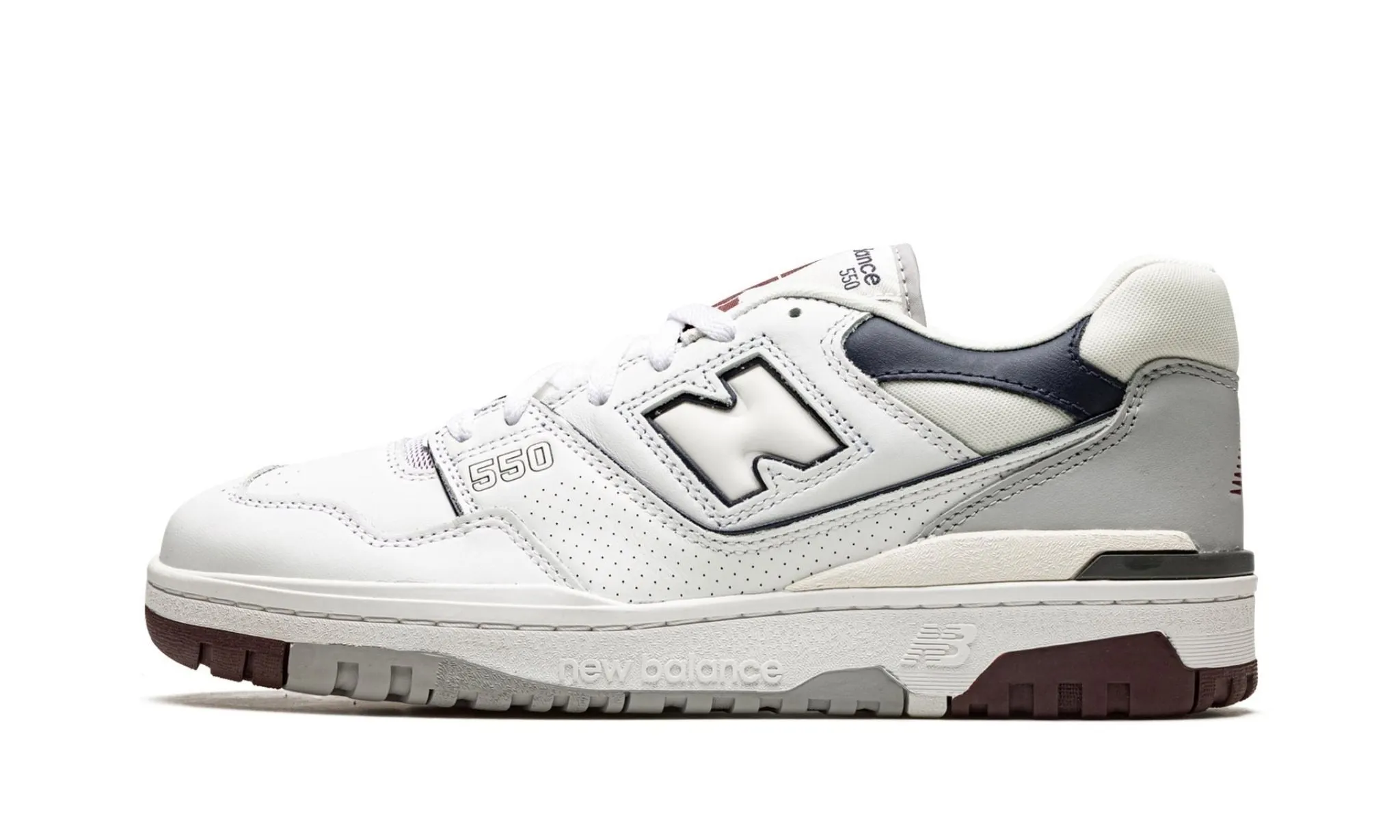 NEW BALANCE 550 WHITE NATURAL INDIGO BURGUNDY