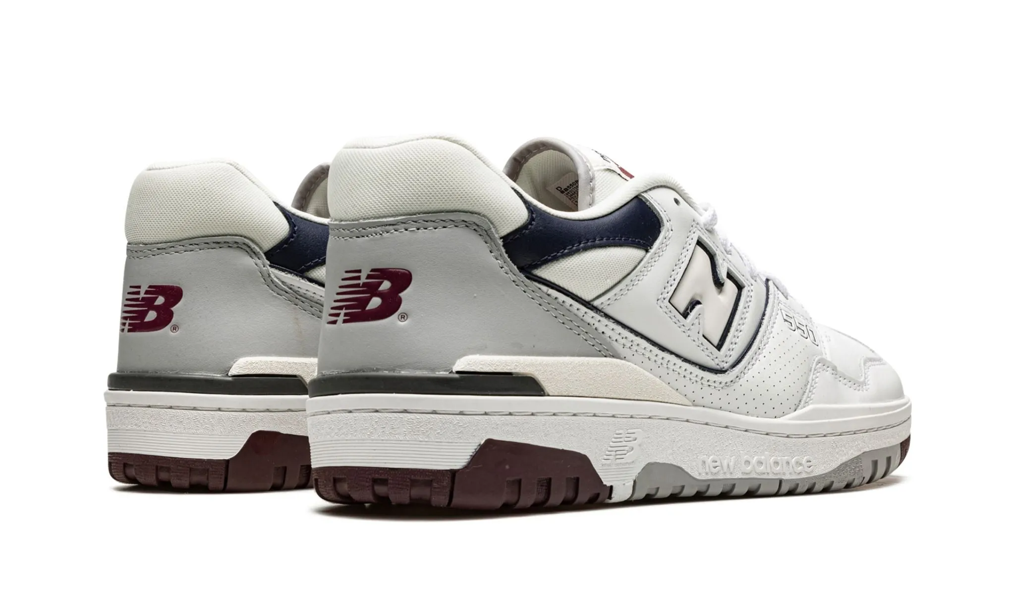 NEW BALANCE 550 WHITE NATURAL INDIGO BURGUNDY