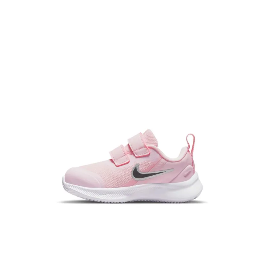 Nike Pink Foam/Black Star Runner 3 Toddler Sneaker