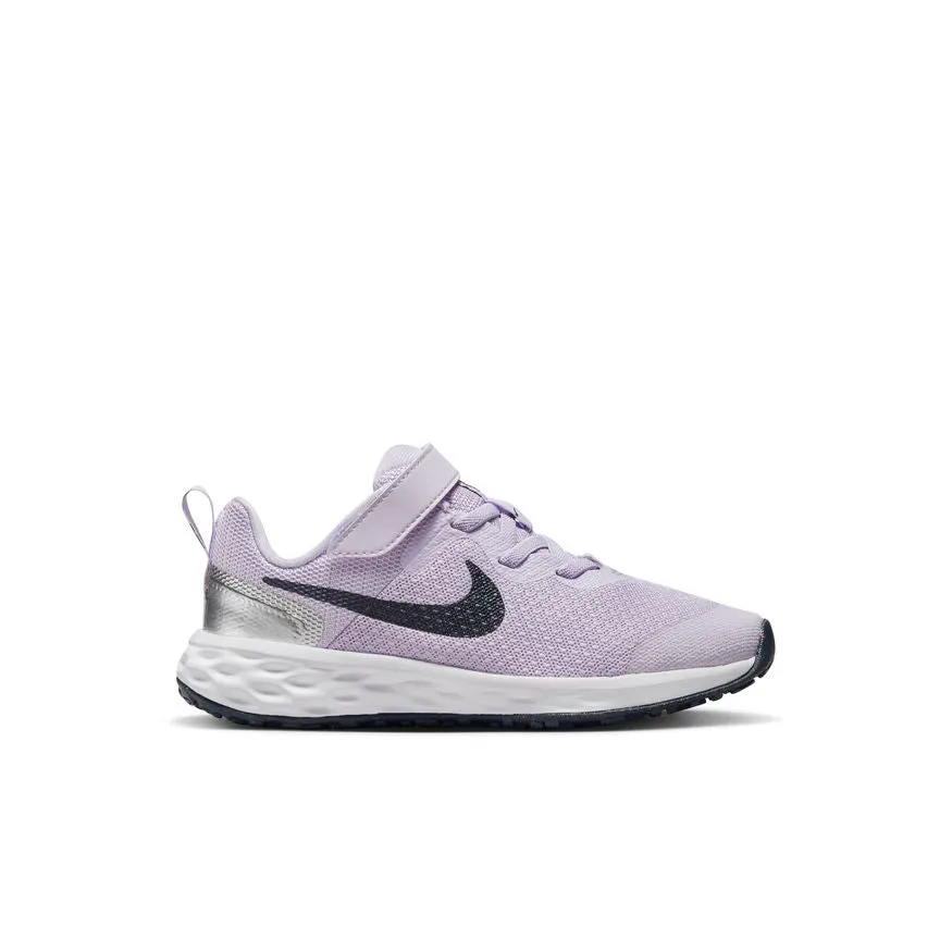 Nike Violet Frost/Thunder Blue Revolution 6 A/C Children's Sneaker