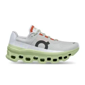 On Women's Cloudmonster Running Shoes - Glacier/Meadow