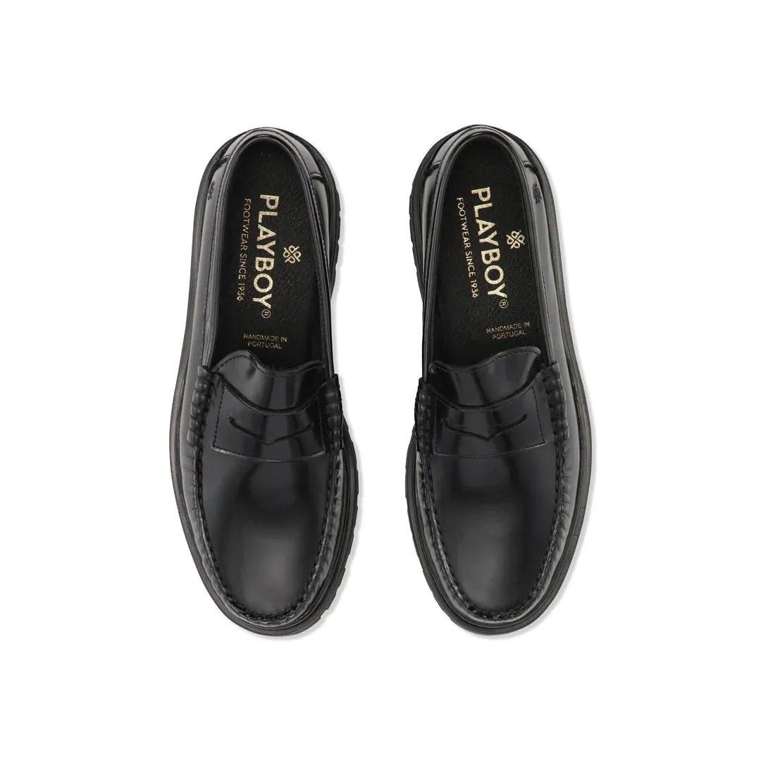 Playboy Austin Black polido loafers