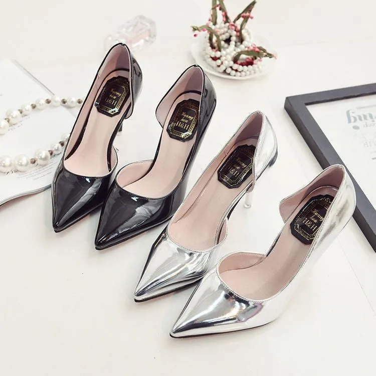 Pointed Stiletto Heel Pumps cc19