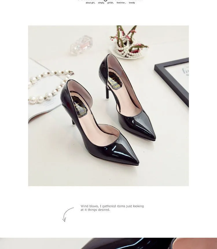 Pointed Stiletto Heel Pumps cc19