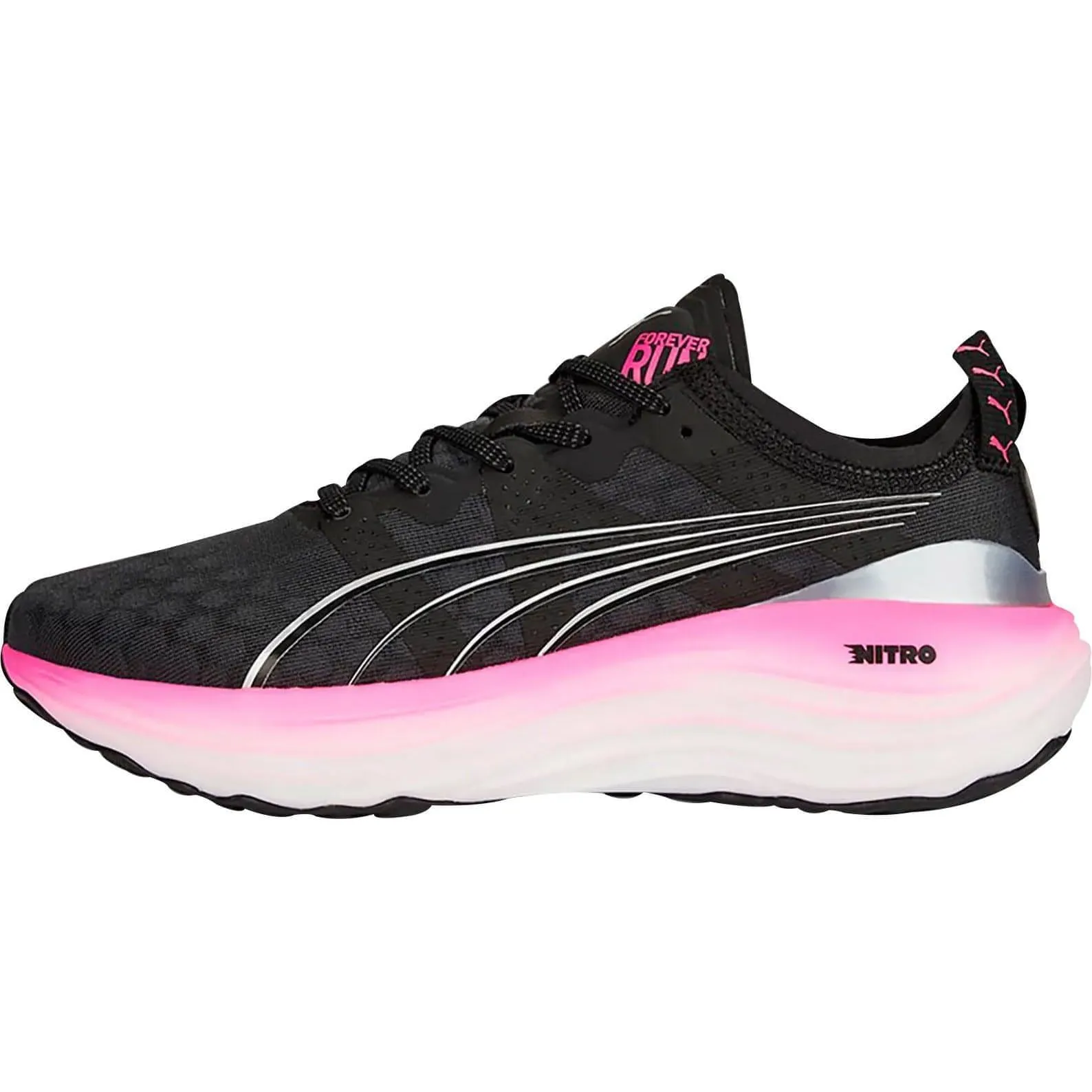 Puma ForeverRun Nitro Womens Running Shoes - Black