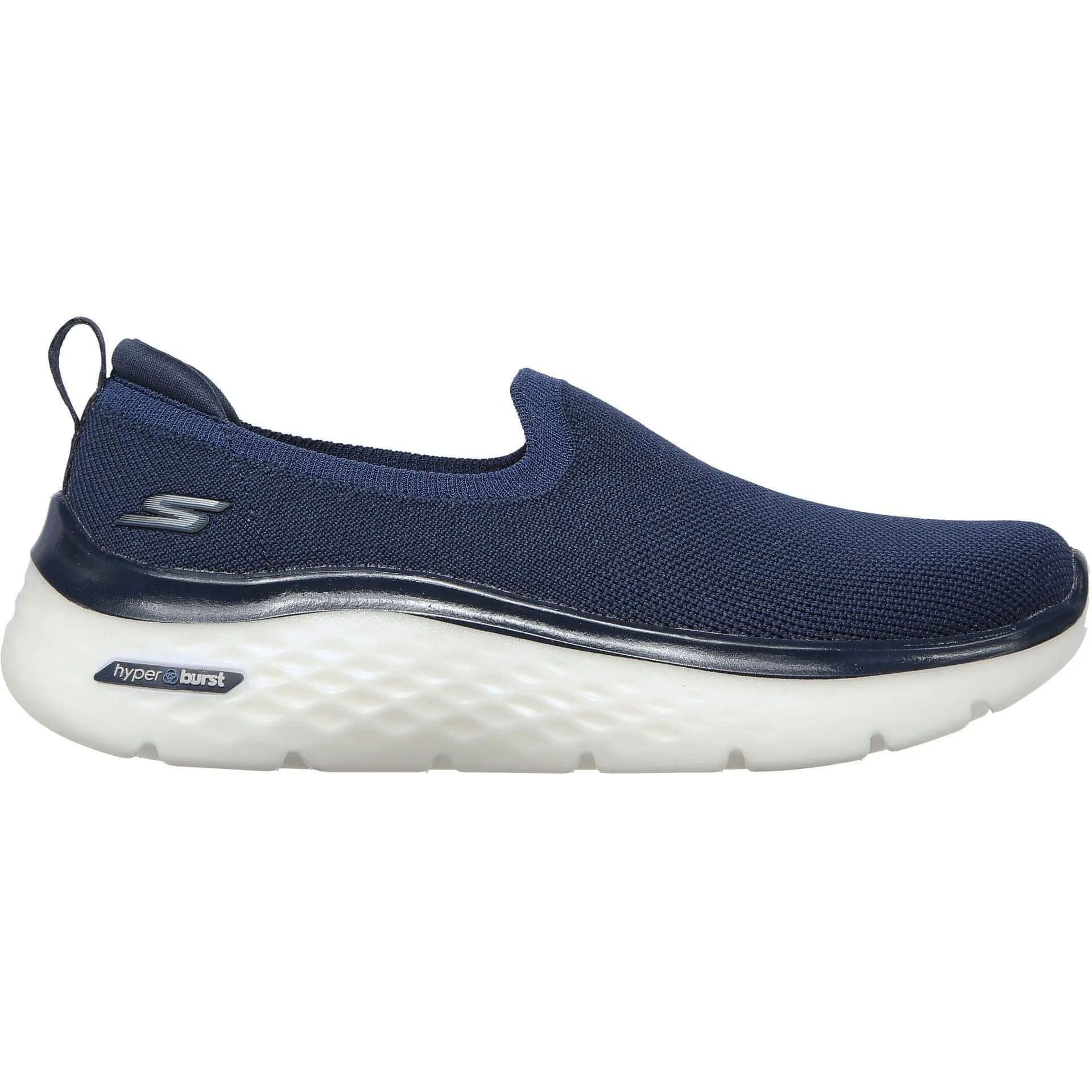 Skechers GoWalk Hyper Burst Slip On Womens Walking Shoes - Navy