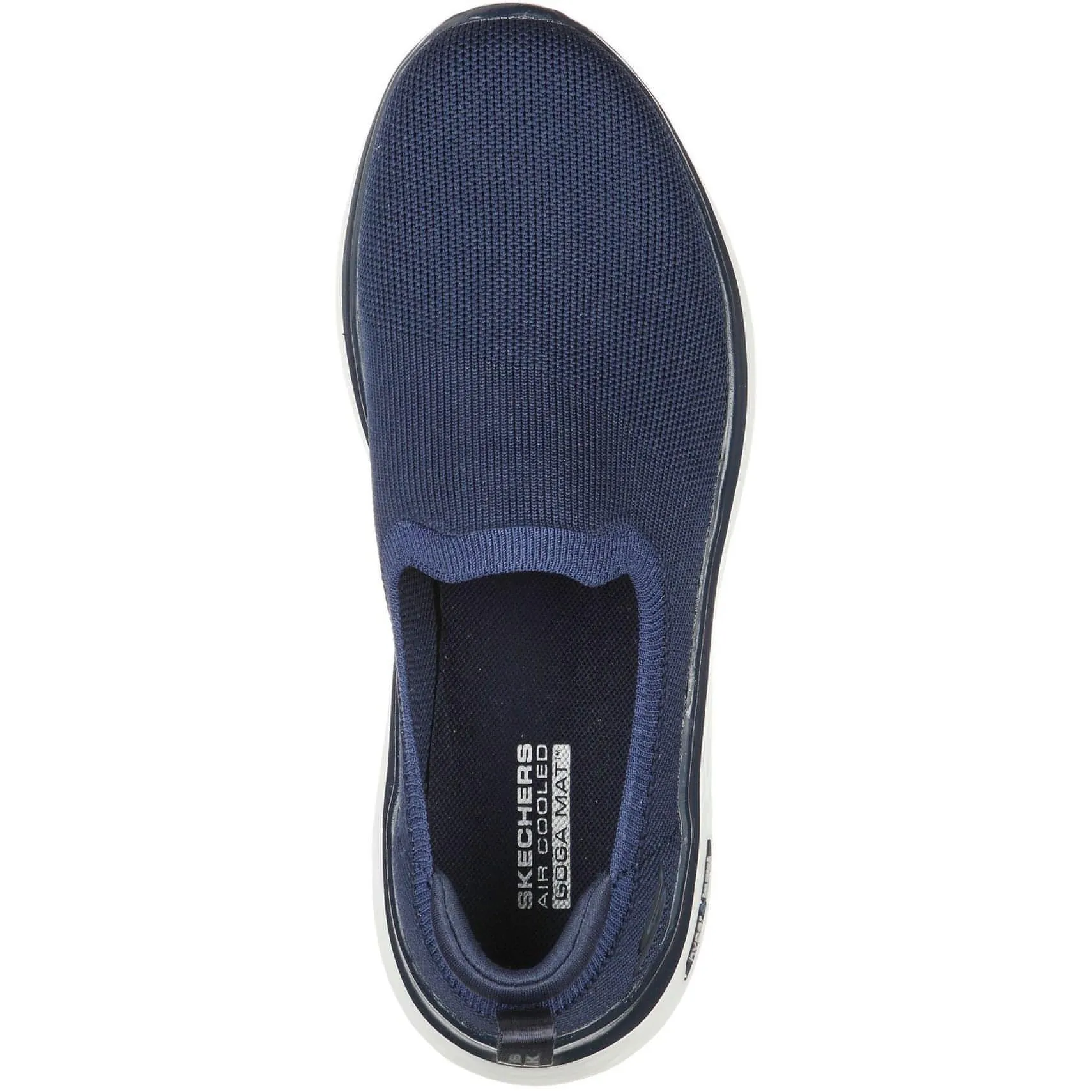 Skechers GoWalk Hyper Burst Slip On Womens Walking Shoes - Navy