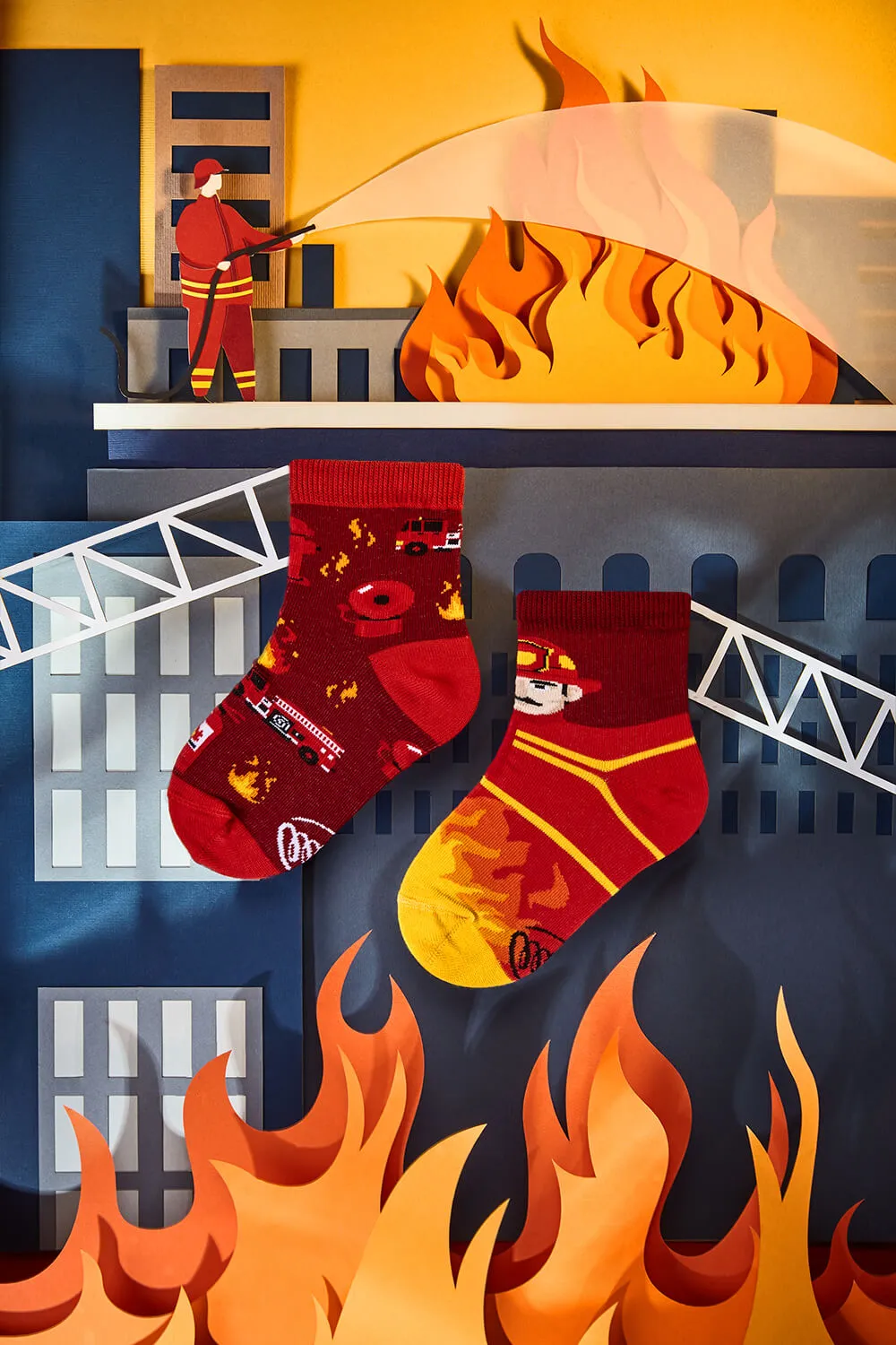 The Fireman Kids Socks