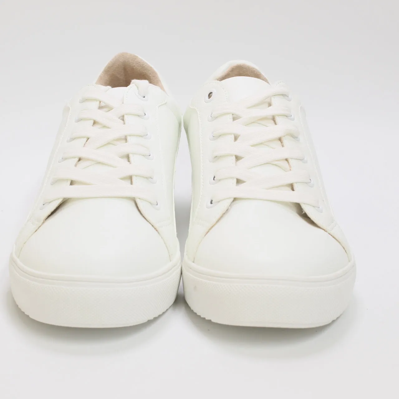 Womens Office Free Sprint Lace Up Trainers White