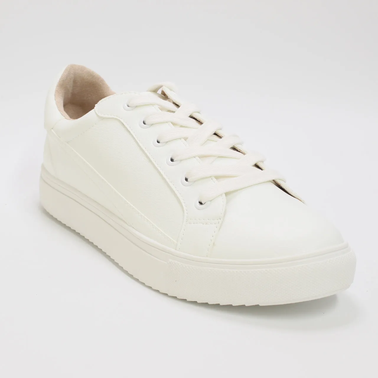 Womens Office Free Sprint Lace Up Trainers White