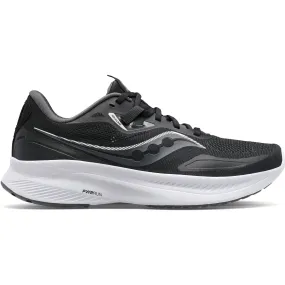 Women's Saucony Guide 15, Black/White, 8 B Medium