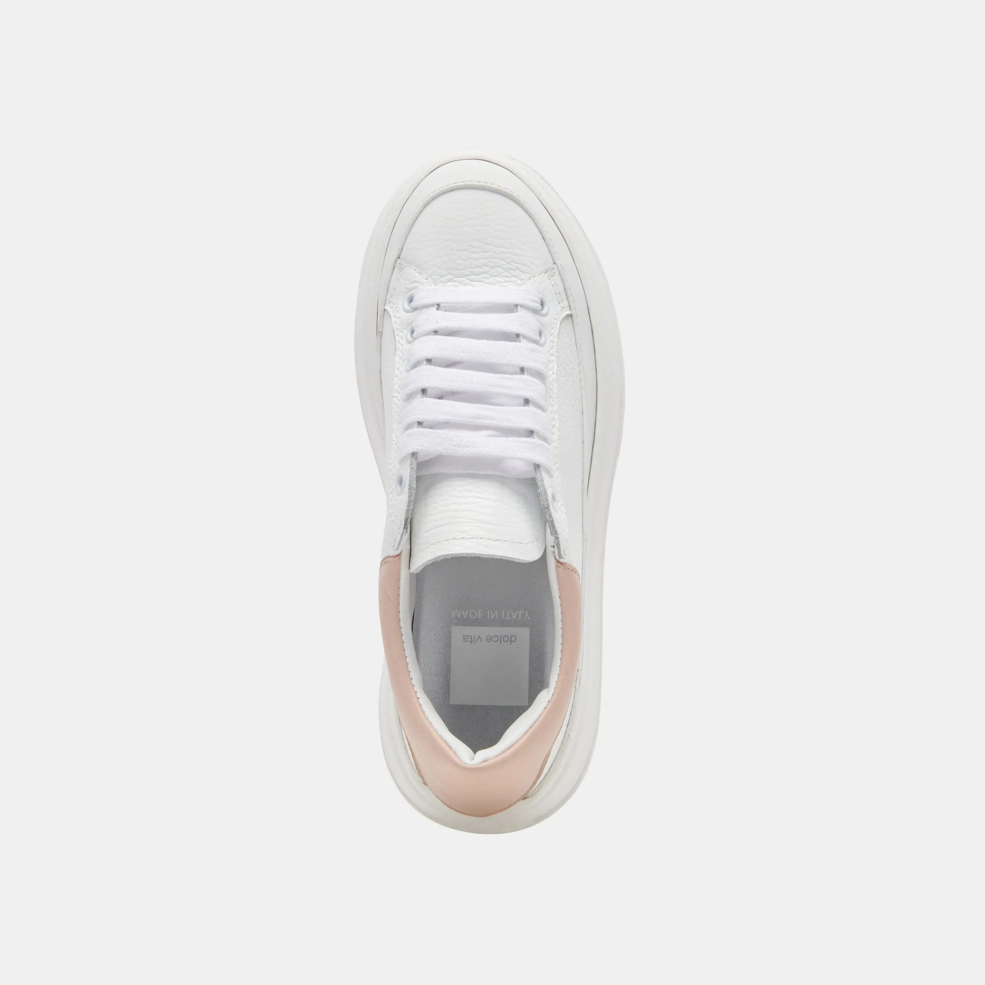 WYETT SNEAKERS WHITE TAN LEATHER